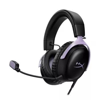 HyperX Cloud III gaming slušalice s mikrofonom, crno-lavanda