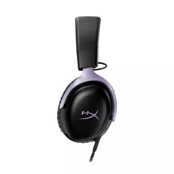 HyperX Cloud III gaming slušalice s mikrofonom, crno-lavanda