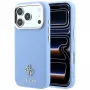 Guess GUE005536 Saffiano Small 4G & Classic Logo MagSafe futrola za iPhone 18 Pro Max / 17 Pro Max, svijetloplava