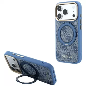 Guess GUE005696 Ring Stand 360 4G Classic Logo MagSafe futrola za iPhone 18 Pro Max / 17 Pro Max, plava