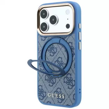 Guess GUE005696 Ring Stand 360 4G Classic Logo MagSafe futrola za iPhone 18 Pro Max / 17 Pro Max, plava