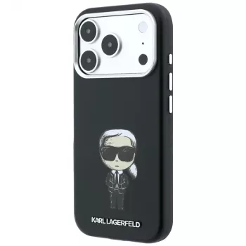 Karl Lagerfeld KF003194 Smooth Ikonik Sketch MagSafe futrola za iPhone 18 Pro Max / 17 Pro Max, crna