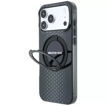 Mercedes AMG00126 AMG IML Double Layer Urban Line with Ring Stand MagSafe futrola za iPhone 18 Pro / 17 Pro, crna