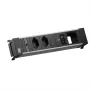 Bachmann POWER FRAME M ugradbena utična letvica, 2x T13, 1x USB C/C 65 W, 1x CM