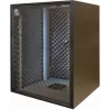 Silence Rack SRO156080B soundproofed 19-inch rack cabinet, 15 U, 1 silent fan, 600x800 mm, glass door, black