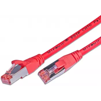 Wirewin PKW-PIMF-KAT6 1.0 RT RJ45 patch kabel, Cat6, S/FTP, LSOH, crveni