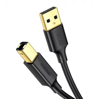 Ugreen US135 USB 2.0 A-B printer cable, gold-plated, 1 m, black