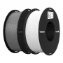 Creality PLA+ filament za 3D printer 1,75 mm, bijeli + sivi, 2 koluta po 1 kg, 3301010365