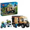 LEGO City 60512 set za gradnju Mountain Bike Adventure Van, 260 dijelova