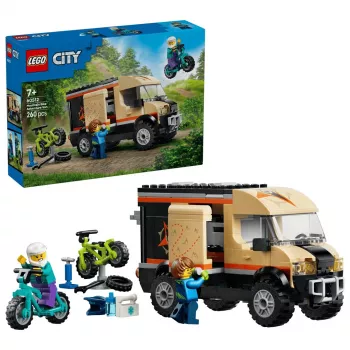 LEGO City 60512 set za gradnju Mountain Bike Adventure Van, 260 dijelova