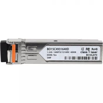 BlueOptics SFP-BXD43-40KM-RW-BO SFP primopredajnik, kompatibilan s Radware SFP-BXD43-40KM, LC Simplex, 1000BASE-BX-D, jednomodni, TX 1490 nm/RX 1310 nm, 40 km