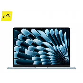 Apple MacBook Air 13 CTO prijenosno računalo (M5 10 jezgri CPU, 10 jezgri GPU, 32 GB), Himmelblau, macOS