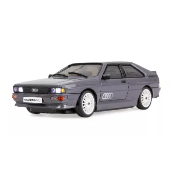 Amewi Audi quattro 1980 on-road/drift gyro RC automobil, 4WD, 1:28, RTR, sivi