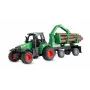 Amewi metalni traktor sa šumskom prikolicom, 1:64, RTR, zeleni