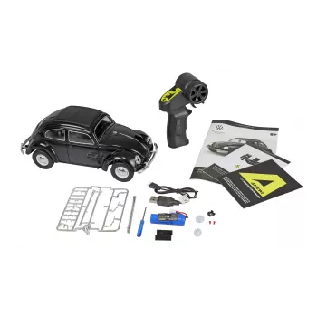 Amewi VW Typ 1 1950 Beetle RC automobil, 1:16, RTR, crni
