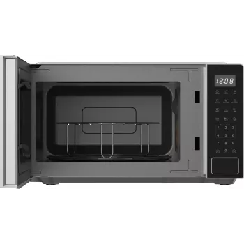 Amica MMW20E3GS Freestanding Microwave Oven with Grill, 20 L, black/silver