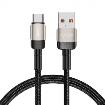 Tech-Protect UltraBoost Evo kabel USB-A / USB-C 100W 5A 100cm, Titanium