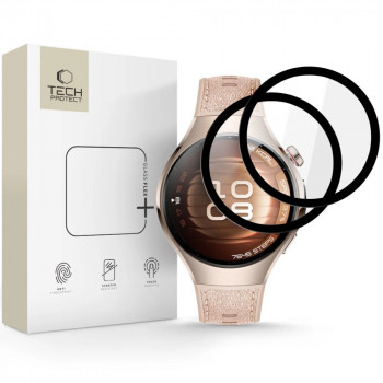 Tech-Protect Glass Flex+ hibridno staklo za Huawei Watch 5 42 mm (2 kom.), crno