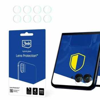 3mk Lens Protect hibridno staklo za zaštitu objektiva kamere za Motorola Razr 50 Ultra (prednje), 4 kom.