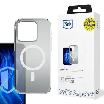 3MK Frosty MagCase MagSafe maska za pametni telefon Apple iPhone 15 Pro Max, bijela