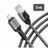 Goobay AXAGON ADE-CM50 USB-C Gigabit Ethernet adapter s integriranim 5 m Cat.6 kabelom, RJ-45