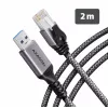 Goobay AXAGON ADE-AM20 USB-A na Gigabit Ethernet adapter s integriranim 2 m CAT6 kabelom