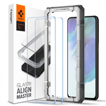 Spigen AlignMaster GLAS.tR kaljeno staklo za Samsung Galaxy S21 FE (2 kom.)