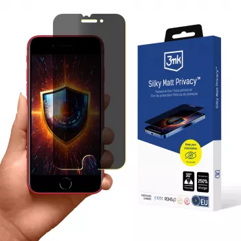 3MK Silky Matt Privacy mat folija za zaštitu privatnosti zaslona za Apple iPhone 7/8/SE 2020/2022