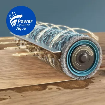 Philips HomeRun 9000 serije XU9100/10 Aqua robot usisavač, crni