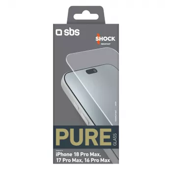 sbs mobile SBS Pure Glass kaljeno staklo za iPhone 18 Pro Max / 17 Pro Max / 16 Pro Max (1 kom.)