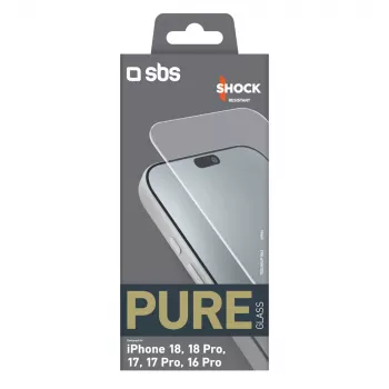 sbs mobile SBS Pure Glass kaljeno staklo za iPhone 18 / 18 Pro / 17 / 17 Pro / 16 Pro (1 kom.)