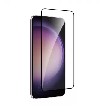PURO Frame kaljeno staklo s crnim okvirom za Samsung Galaxy S25+ / S24+