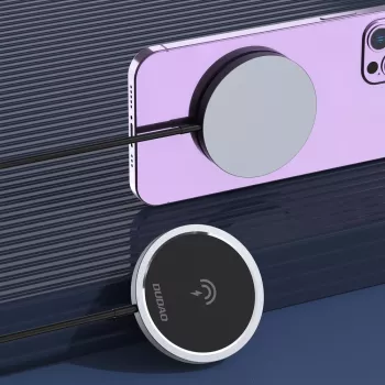 Dudao A12XS 15W MagSafe kompatibilni bežični punjač, crni