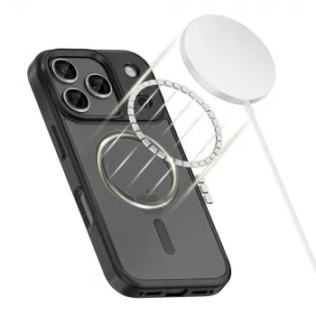 Tech-Protect Magmat MagSafe maska za Apple iPhone 17 Pro Max, mat crna