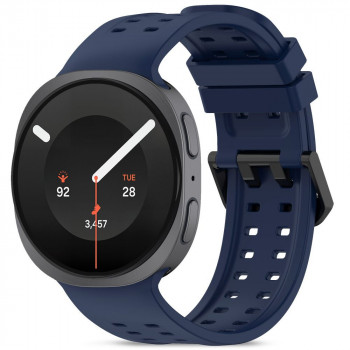 Tech-Protect silikonska Air narukvica za Samsung Galaxy Watch 8 / 9 / Classic 40 / 44 / 46 mm, Navy Blue