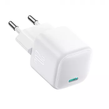 Joyroom TCG08 (JR-TCG08) GaN putni punjač, USB-C, 20W, PD 3.0, QC 3.0, bijeli