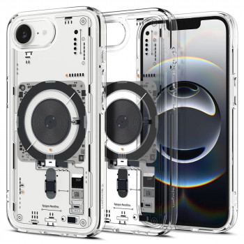 Spigen Ultra Hybrid Mag MagSafe futrola za Apple iPhone 17e / 16e, Neo One, prozirna