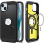 Spigen Tough Armor Mag maska s MagSafe za Apple iPhone 15, crna