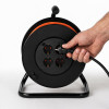 Extralink Powerlink produžni kabel na kolutu, 30 m, 4 utičnice, uzemljen