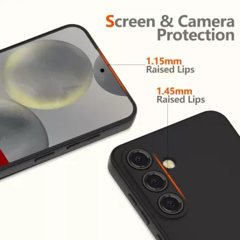 Tech-Protect Icon silikonska futrola za Samsung Galaxy A56 5G, crna