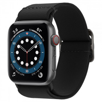Spigen Fit Lite narukvica za Apple Watch 4/5/6/7/SE/8/9/Ultra 44/45/49 mm, crna