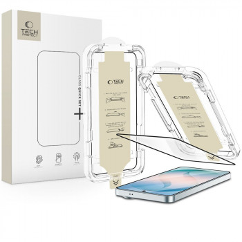 Tech-Protect Quick Set AR+ staklo protiv refleksije za Samsung Galaxy S26, crno