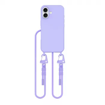 Tech-Protect Magnecklace MagSafe maska s lančićem za Apple iPhone 16, ljubičasta