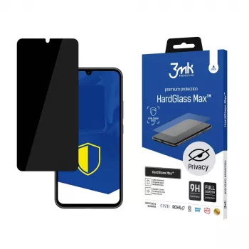 3MK HardGlass Max Privacy kaljeno staklo zaštita zaslona za Samsung Galaxy A34 5G, crno