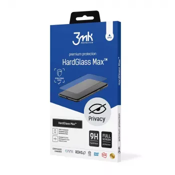 3MK HardGlass Max Privacy kaljeno staklo zaštita zaslona za Samsung Galaxy A34 5G, crno