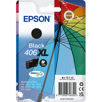 Epson 406XL Umbrella DURABrite Ultra tintna patrona crna, 19,1 ml XL (C13T17H14010)