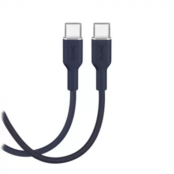 Puro Icon 60W USB-C na USB-C kabel 1,5 m, Navy Blue