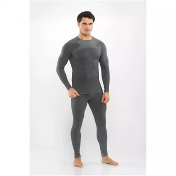 Viking Altis Man Set muški merino donji sloj, tamnozeleni, L