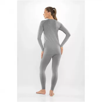 Viking Altis Lady Set ženski merino set donjeg rublja, siva, L