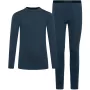 Viking Meriboo Man Set merino donje rublje za muškarce, mornarskoplavo, XL